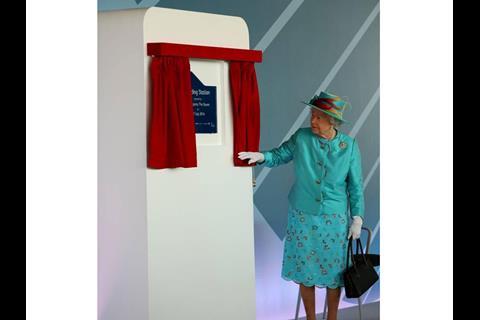 The rebuilt Reading station was inaugurated by Queen Elizabeth II on July 17 (Photo: Network Rail).